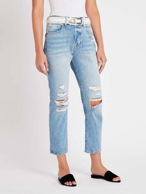 FRAME Le Original Baggy Distressed Denim Jeans